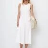 Marc O'Polo Sleeveless Linen Dress In An A-line Design