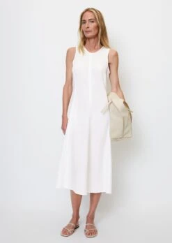 Marc O'Polo Sleeveless Linen Dress In An A-line Design