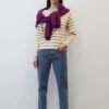 Marc O'Polo Striped Long-sleeved Top Made Of Interlock Jersey -Marc O'Polo Verkäufe 95aa13f3ff65d987471939b01309bc69