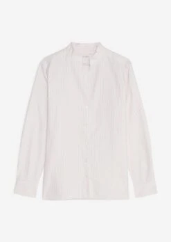 Marc O'Polo Striped Stand-up Collar Blouse Regular Made From Oxford Fabric -Marc O'Polo Verkäufe 9810512958d951b727b0a4e5f1adc0e8