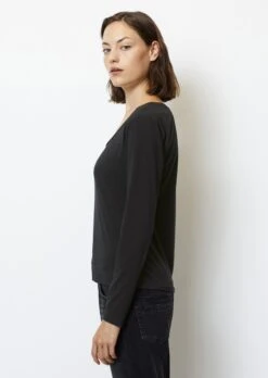 Marc O'Polo Longsleeve With Square Neckline Regular Made From OCS Blended TENCEL™ Lyocell -Marc O'Polo Verkäufe 9d232d90eb51acfa7e27186a39c91610