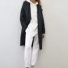 Marc O'Polo Knee-length Trench Coat Made Of Organic Cotton Twill