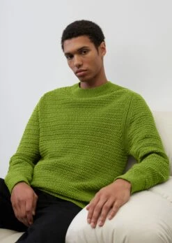 Marc O'Polo Round Neck Jumper Made From Pure Organic Cotton