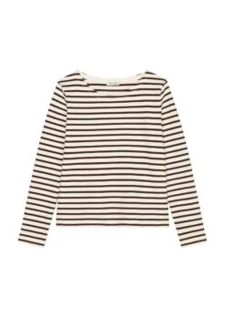 Marc O'Polo Striped Finely Textured Long Sleeve Top In A Regular Fit Made Of Organic Cotton Jersey -Marc O'Polo Verkäufe a1a9bf228462a2283abf2975408a2fae