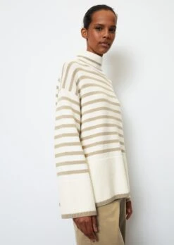 Marc O'Polo Oversize Knit Sweater With Stripe Design