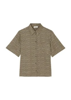 Marc O'Polo Flowing Printed Short-sleeved Blouse Made From Viscose Twill -Marc O'Polo Verkäufe a7d6e9336411c18f022ee6e585d948c5