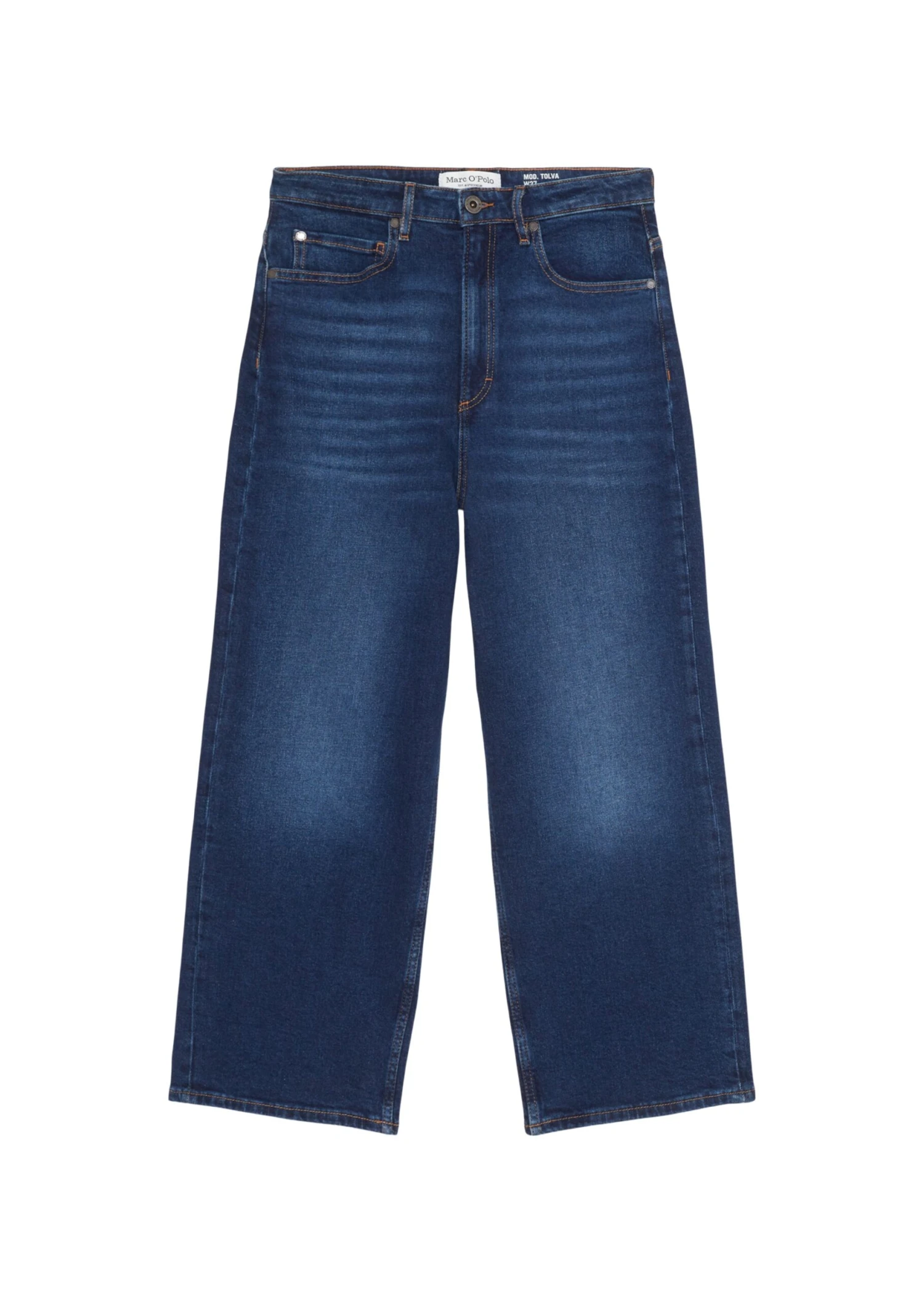 Marc O'Polo Tolva High Waist Cropped Denim Culottes From Organic Cotton Stretch 10 Marc O'Polo Tolva High Waist Cropped Denim Culottes From Organic Cotton Stretch – Bild 8