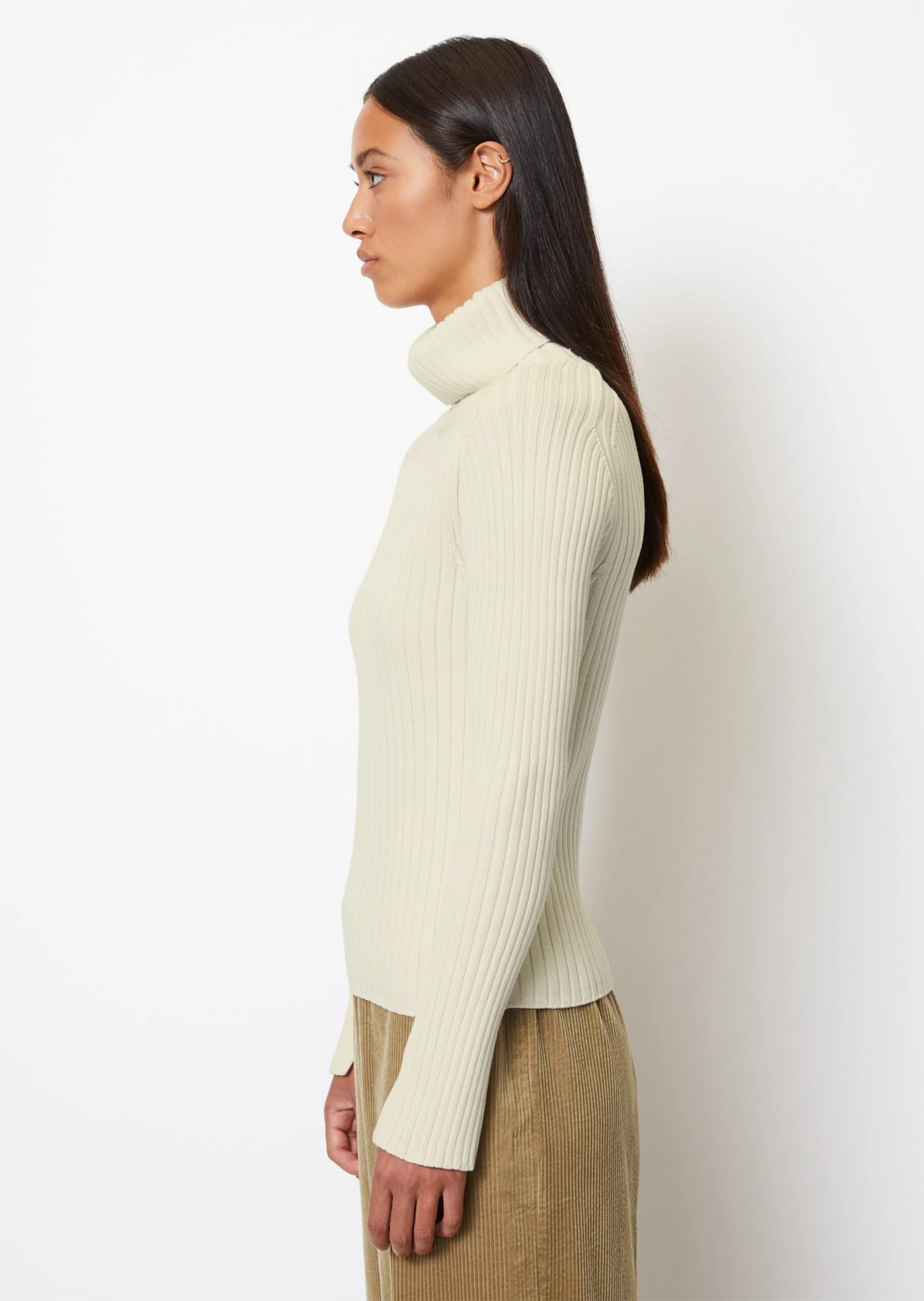 Marc O'Polo Ribbed Turtleneck Sweater Slim Made Of Organic Cotton 8 Marc O'Polo Ribbed Turtleneck Sweater Slim Made Of Organic Cotton – Bild 6