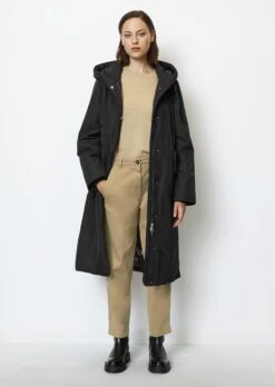 Marc O'Polo Padded Parka Regular Made From Recycled Polyester Twill WR