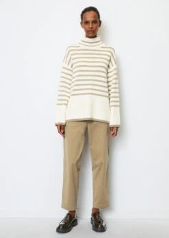 Marc O'Polo Oversize Knit Sweater With Stripe Design -Marc O'Polo Verkäufe b25cb3769e9305d011595776e275f73f