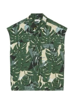 Marc O'Polo Sleeveless Printed Blouse Made Of Cotton Poplin -Marc O'Polo Verkäufe b6face94ef63f98c4fbe670ffc24d016