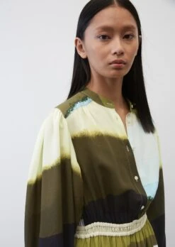 Marc O'Polo Maxi Dress With An All-over Print Made From A Flowy Cupro/viscose Blend -Marc O'Polo Verkäufe bd4891754f5a3c06fe90eec238973b99