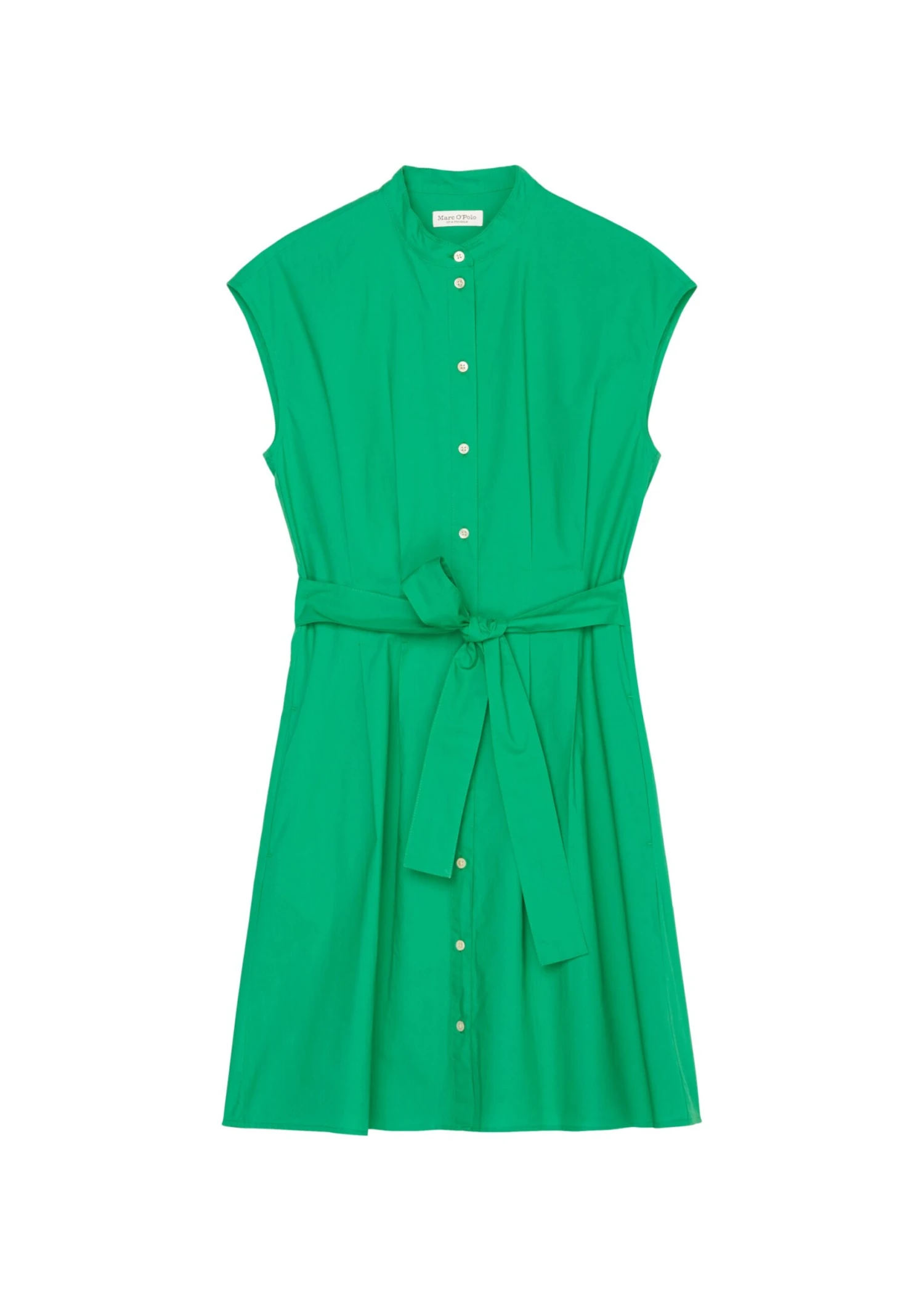 Marc O'Polo Sleeveless Shirt Dress Made Of Paper Touch Poplin 10 Marc O'Polo Sleeveless Shirt Dress Made Of Paper Touch Poplin – Bild 8