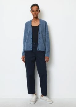 Marc O'Polo Delicate Knit V-neck Cardigan Loose From Wool Alpaca Wool Mix -Marc O'Polo Verkäufe bf6e4ed260b676f5c6724fce81e77eda