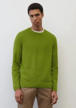 Marc O'Polo Round-neck Jumper In A Regular Fit Slub Look With A Ribbed Texture -Marc O'Polo Verkäufe bfc9ad758c84ce1bc2ed2755e054fecd