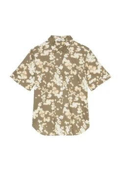 Marc O'Polo Short-sleeved Blouse With All-over Print In Paper Touch Poplin -Marc O'Polo Verkäufe c06ea4b1ec91888b1689868593e4414a