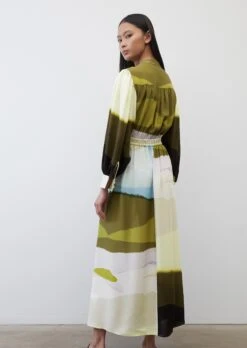 Marc O'Polo Maxi Dress With An All-over Print Made From A Flowy Cupro/viscose Blend -Marc O'Polo Verkäufe c2e557bc6c38536c5409ed4e8a99de14