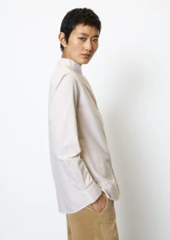 Marc O'Polo Striped Stand-up Collar Blouse Regular Made From Oxford Fabric -Marc O'Polo Verkäufe c53007dda91f14fdb976a5027092f70d