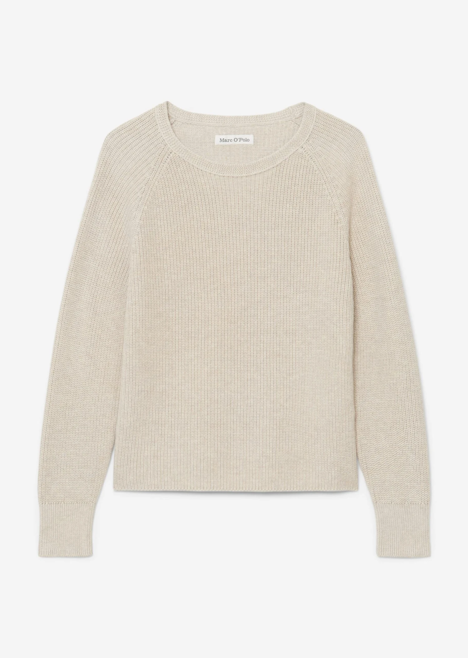 Marc O'Polo Round-neck Knitted Jumper In A Slightly Cropped Fit Made From Heavy Weight Organic Cotton 9 Marc O'Polo Round-neck Knitted Jumper In A Slightly Cropped Fit Made From Heavy Weight Organic Cotton – Bild 7