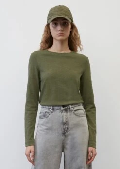 Marc O'Polo Long Sleeve Heavy Slub Jersey Top In A Regular Fit Made Of Organic Cotton -Marc O'Polo Verkäufe c96846266853e8d6da847ef03f4df01b
