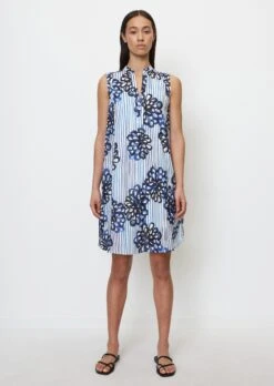 Marc O'Polo Sleeveless Mini Dress With A Floral Print Made Of Crisp Cotton Voile -Marc O'Polo Verkäufe cb03ead5f84868f3c4074f0d66a0b3e4