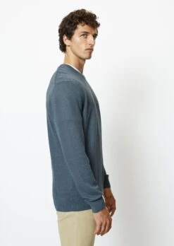 Marc O'Polo Long-sleeved Jumper Regular Made From Finely Ribbed Organic Cotton -Marc O'Polo Verkäufe cd91477eef3d1e23b00edd9ab3a1ad42