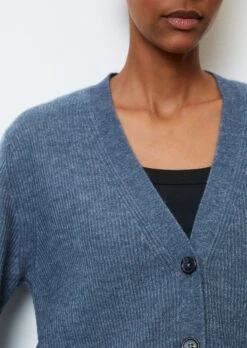 Marc O'Polo Delicate Knit V-neck Cardigan Loose From Wool Alpaca Wool Mix -Marc O'Polo Verkäufe ce07f735627b9f83b5665d37529fb2cb