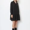Marc O'Polo Short A-line Dress Loose In A Cupro/viscose Blend -Marc O'Polo Verkäufe d184263646b44eb28fd363245020215f