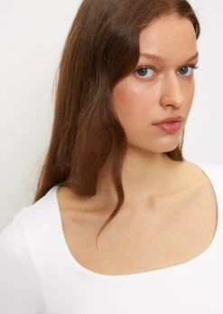 Marc O'Polo Long Sleeve Top In A Regular Fit With A Square Neckline Made Of Stretch Jersey -Marc O'Polo Verkäufe d27d95b38e5c28ebde78006cc0cee7ed