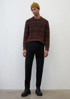 Marc O'Polo Sweater Regular Made Of Two-tone Mouliné Yarn