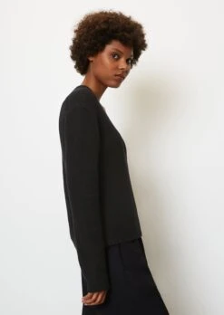 Marc O'Polo V-neck Knitted Jumper From Heavy Weight Cotton -Marc O'Polo Verkäufe d36da7b81fcc7c5a0f1e8639d59f29c5