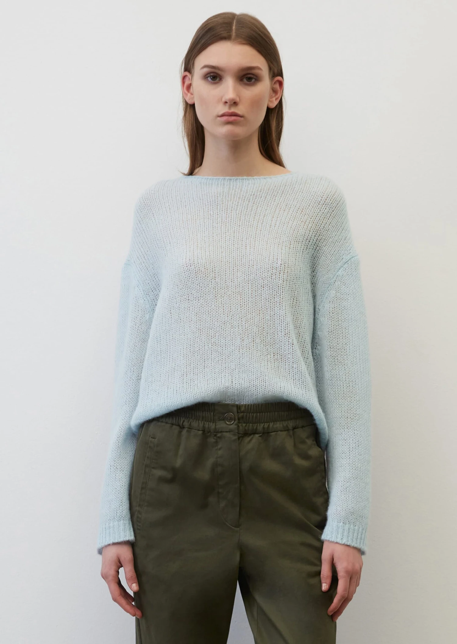 Marc O'Polo Loosely Knit Jumper In A Soft Blend Of New Wool And Alpaca Wool 6 Marc O'Polo Loosely Knit Jumper In A Soft Blend Of New Wool And Alpaca Wool – Bild 4