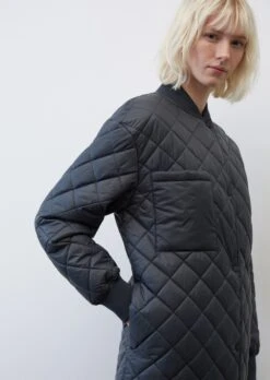Marc O'Polo Quilted Coat With A Knitted Collar Made Of Recycled Nylon Performance Fabric -Marc O'Polo Verkäufe d5ee4c735e3f379cc379b64703ff0916