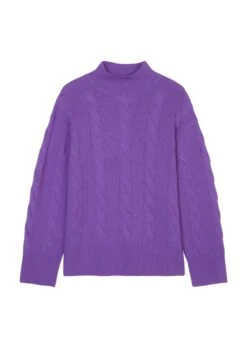 Marc O'Polo Cable Knit Sweater Oversize From Virgin Wool-cashmere Wool Mix -Marc O'Polo Verkäufe dc502a14137dead37865585cb967a4e6