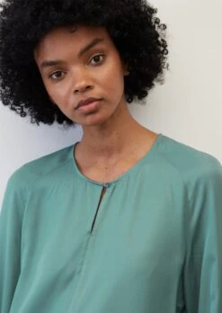 Marc O'Polo Round-neck Blouse With Voluminous Sleeves From LENZING™ ECOVERO™ -Marc O'Polo Verkäufe dd0d8ed210ae262dc461b4f4b0f343e5