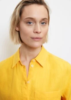 Marc O'Polo Linen Blouse In A Regular Fit Made Of Lightweight Fabric -Marc O'Polo Verkäufe ddd85e9741f8cd19b11bef3515772a36