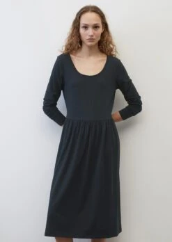 Marc O'Polo Jersey Dress With A Wide Skirt Made Of OCS Blended TENCEL™ Modal -Marc O'Polo Verkäufe e2220ba398831c5ed0c3cacd1b916c4d