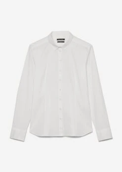 Marc O'Polo Long-sleeved Blouse In Stretch Poplin Fabric -Marc O'Polo Verkäufe e4742c4bec293ae4242548e4d9b33f9d