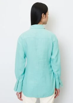 Marc O'Polo Oversized Linen Blouse With A Fixed Waist Belt -Marc O'Polo Verkäufe e5b6611816f7c323da5973029150bbf8