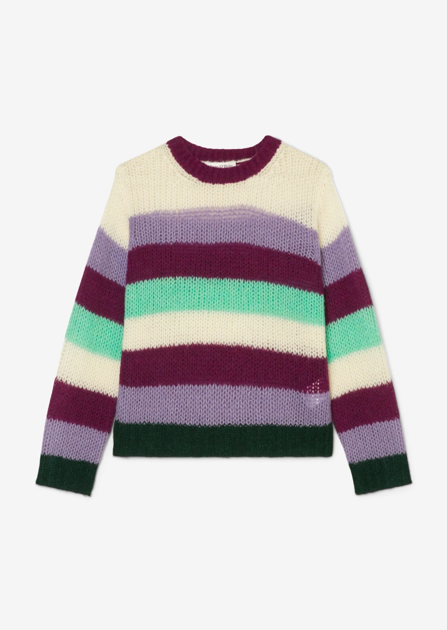 Marc O'Polo Striped Knitted Jumper From Virgin Wool Alpaca Wool Mix 9 Marc O'Polo Striped Knitted Jumper From Virgin Wool Alpaca Wool Mix – Bild 7