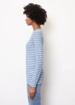 Marc O'Polo Striped Long Sleeve Top, Regular Fit Made Of Organic Cotton Fabric -Marc O'Polo Verkäufe e5c9d8f6f74aa1f480b2778c42da2fc7
