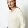 Marc O'Polo Long Sleeve Top, Regular Fit Made From OCS Blended TENCEL™ Lyocell