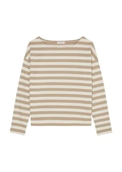 Marc O'Polo Striped Long-sleeved Top Made Of Interlock Jersey -Marc O'Polo Verkäufe e9edd13ac36f9d53b7ed7589df85c28c