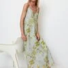 Marc O'Polo STUDIO MARY LENNOX For MO'P Printed A-line Slip Dress Made Of Premium Ramie Fabric