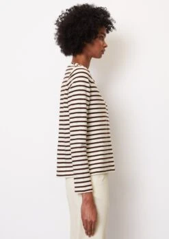 Marc O'Polo Striped Finely Textured Long Sleeve Top In A Regular Fit Made Of Organic Cotton Jersey -Marc O'Polo Verkäufe eeef4e57b5fb80ca8dcdd9e102c2617c