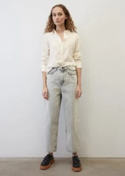 Marc O'Polo FEPPLA Cropped Barrel Jeans Made Of Pure Organic Cotton