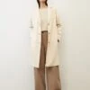 Marc O'Polo Noble Jersey Coat In An Italian Wool--blend Fabric