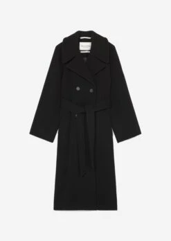 Marc O'Polo Double-breasted Wool Coat Relaxed In An Italian Fabric -Marc O'Polo Verkäufe f48caf5f7d48aa70c0bba74cb1f81b45
