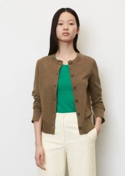 Marc O'Polo Fine Knit Cardigan In A Regular Fit Made Of Cotton/linen Slub Yarn -Marc O'Polo Verkäufe f8efbe9e8a61d8bbdf12427f3618719f