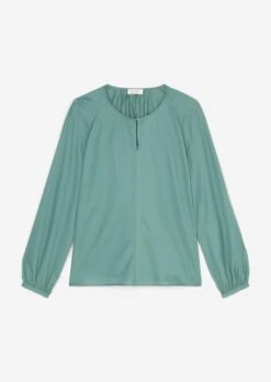 Marc O'Polo Round-neck Blouse With Voluminous Sleeves From LENZING™ ECOVERO™ -Marc O'Polo Verkäufe f96b8f93ed315ef46a9755f7bd3bdc39